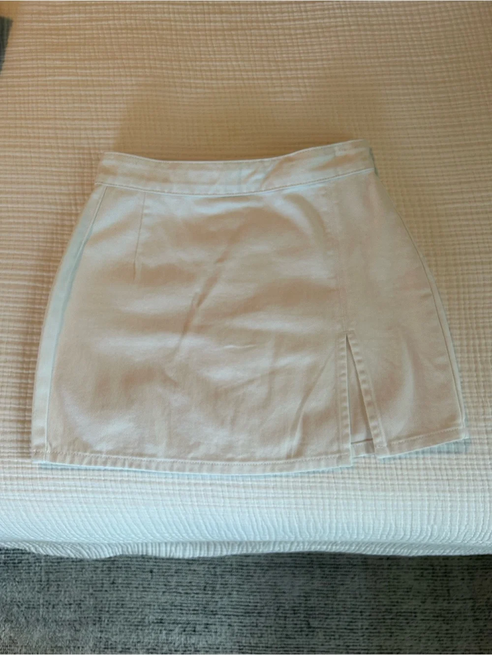 Princess Polly Lioness The Lola White Mini Skirt with Side Slit